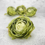  Százlevelű rózsa fej - világoszöld 4db/csomag - kosarbolt