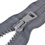 Takoy Fermoar plastic Sarah detașabil de 5 mm - gri închis 60 cm