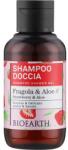 Bioearth Șampon-gel de duș de căpșuni și aloe - Bioearth Family Strawberry & Aloe Shampoo Shower Gel 100 ml