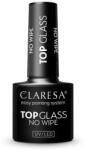 Claresa Top hibrid transparent universal pentru unghii alungite și naturale - Claresa Top Glass No Wipe 5 g
