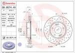 BREMBO Disc frana BREMBO 09.9574. 4X - automobilus