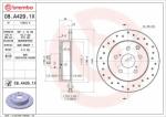 BREMBO Disc frana BREMBO XTRA LINE - Xtra 08. A429.1X (08.A429.1X)