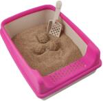  marka niezdefiniowana Rózsaszín alomtálca spatulával 20cm x 35xm x 50cm