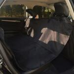 vidaXL háziállat hátsó autós üléshuzat 148x142 cm fekete (170473) - vidaxl