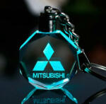Mitsubishi világító kulcstartó - lézergravírozott