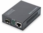 DIGITUS 10 Gigabit Ethernet Media Converter, SFP supports 1G, 2.5G, 5G and 10G, open slot (DN-82211) (DN-82211)