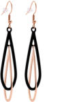 Troli Elegáns bicolor acél fülbevaló VSE009RB-PET