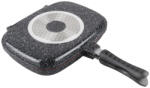 Goldmann Tigaie dubla Goldmann, aluminiu turnat, 32x7.5 cm, acoperire ceramica, inductie (GM 0232B)
