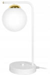 Glimex opál üveg gömb / golyó asztali lámpa 1xE27 LISZ White GLIS0116 (GLIS0116)
