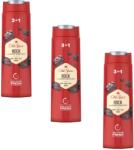 Old Spice Rock 3in1 férfi Tusfürdő és Sampon 3x400ml