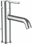 Laufen LUA Mosdó csaptelep, 135 mm kiállású fix kifolyóval, húzórudas lefolyószeleppel, króm H3115F10041211 (H3115F10041211)
