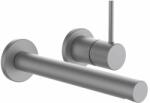 Laufen Twinplus slim Falba épített mosdó csaptelep falon kívüli része, 195 mm kiállású fix kifolyóval, 2-pontos Simiboxhoz, PVD szálhúzott rozsdamentes acél HF505470423000 (HF505470423000)