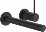 Laufen Twinplus slim Falba épített mosdó csaptelep falon kívüli része, 195 mm kiállású fix kifolyóval, 2-pontos Simiboxhoz, PVD matt titán fekete HF505470428000 (HF505470428000)