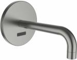 Laufen Twintronic Falba épített elektronikus mosdó csaptelep, elemes, IR érzékelőkkel, hideg vagy kevert vízhez, 175 mm kiállással, fix kifolyó, Simibox Standard & Simibox Light-hoz, PVD szálhúzott rozsdamen