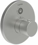 Laufen Showertronic Fali panel elektronikus, termosztátos falba építhető csaptelephez, önzáródó, higiéniai öblítéssel, Bluetooth-adapterrel, hálózati működésű, termikus fertőtlenítővel, PVD szálhúzott rozsda