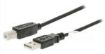 Nedis USB Nyomtató Kábel - AB Kábel - USB2.0 - 10W - 2m (CCGL60100BK20)