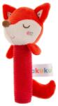 Akuku - Jucărie de pluș cu chițăit pentru copii cu sonerie Vulpe (5907644006434)
