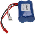 utángyártott Wltoys WL912 / MJX F45 / Huanqi 955, 956, 957, 848B - 1300mAh 7.4V Li-ion, BEC modell akku (888400213)