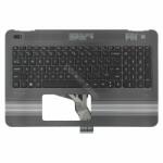HP 856035-001 gyári új angol (US) laptop billentyűzet + felső fedél (20768)