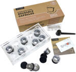 SEALPOD 10 capsule reîncărcabile SEALPOD + stație de reîncărcare + 120 de capace pentru Nespresso®