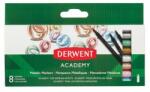 Derwent Carioci Derwent Academy varf ascutit 8 buc/set calitate superioara culori metalizate (DW98212)