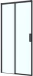 Oltens Breda uși de duș 110 cm culisantă negru mat/sticlă transparentă 21214300 (21214300)