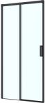 Oltens Breda uși de duș 110 cm culisantă negru mat/sticlă transparentă 21214300