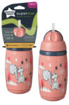 Tommee Tippee itatópohár - Superstar Insulated Straw Cup szívószálas hõtartó 266ml 12hó rózsaszín (MTTF-68086987)