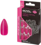 Royal Set 24 Unghii False ROYAL Glue-On Nail Tips, Cotton Candy Stiletto, Adeziv Inclus