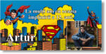 Personal Banner pentru ziua de naștere cu fotografie - Superman Dimensiunea bannerului: 130 x 65 cm