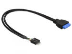 Delock USB 3.0 tűs fejléc apa > USB 2.0 tűs fejléc apa kábel 60cm (83792)
