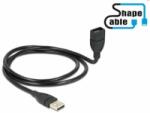 Delock USB 2.0 A apa > A anya kábel 1m (83500)