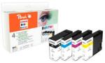 Peach PGI-2500XL tintapatron multipack 4 darab Fekete, Cián, Magenta, Sárga (PI100-283) (PI100-283)