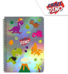 Kids Licensing Dinoszaurusz metálos A/5 vonalas füzet NETEWA11015KL