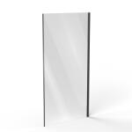RAVAK Cool! perete de duș 100 cm negru mat/sticla transparentă X9VVA0300Z1 (X9VVA0300Z1)