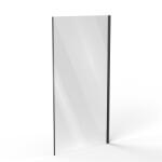 RAVAK Cool! perete de duș 100 cm negru mat/sticla transparentă X9VVA0300Z1