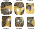  Cabochon Septaria cu Gaura - Dreptunghi - 38-51x29-51x5-7 mm - 1 Buc