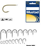 Mustad Carlige Mustad 286B aurii revers cioc papagal, nr 1, 50 buc plic (M.289H.1)