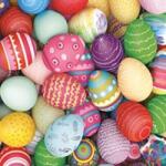 Ambiente Húsvéti szalvéta 33x33cm, 20db-os - Colourful Eggs
