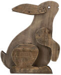 Clayre & Eef Figurina Iepuras din lemn maro 20x12x26 cm (6H2022)