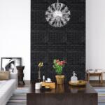 vidaXL Tapet de perete autocolant 3D, 20 buc. , negru (150725) - comfy