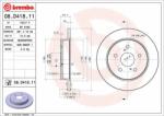 BREMBO Disc frana BREMBO 08. D418.11 - piesa-auto