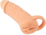 Nature Skin 2in1 Extension & Masturbator Medium 18.5cm Inel pentru penis