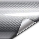 AVEX Folie colantare auto Carbon 5D Lacuit Argintiu (3, 0m x 1, 52m) (AVX-KX10273) - dawmark