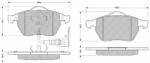 MTR set placute frana, frana disc MTR MT525 (MT525)