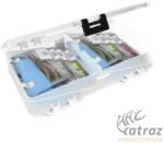 Plano Soft Plastic Double Sided Stow 3700 StowAway Pergető Doboz - Plano Áttetsző Horgász Doboz (1561241)