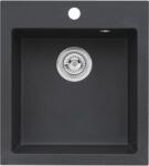 Alveus Boogie chiuvetă din granit 50x45 cm negru 9812091 (9812091) Chiuveta