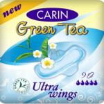 CARIN Ultra Wings zöld tea ízű egészségügyi betét 9 db