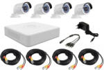 Hikvision 4 csatornás CCTV megfigyelő DVR, 4 db AHD kamerával I/2. DS-7104HGHI-F1 + 4xDS-2CE16D0T-IRPF. HIKVISION (DS-7104HGHI-F1 + 4xDS-2CE16D0T-IRPF)