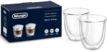 DeLonghi Set 2 pahare pentru cappuccino DeLonghi, 270 ml, DLSC311 (5513214601/5513284161) Pahar